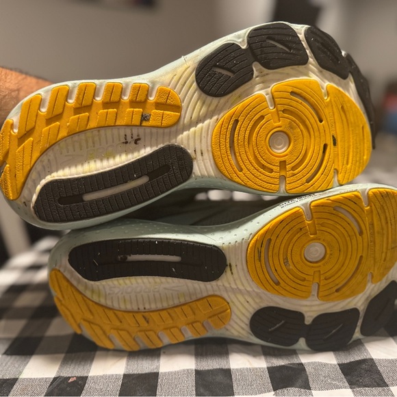 Brooks Men’s Glycerin 21 Running Shoe Cloud/Black/Gold Size 9 - Picture 9 of 9